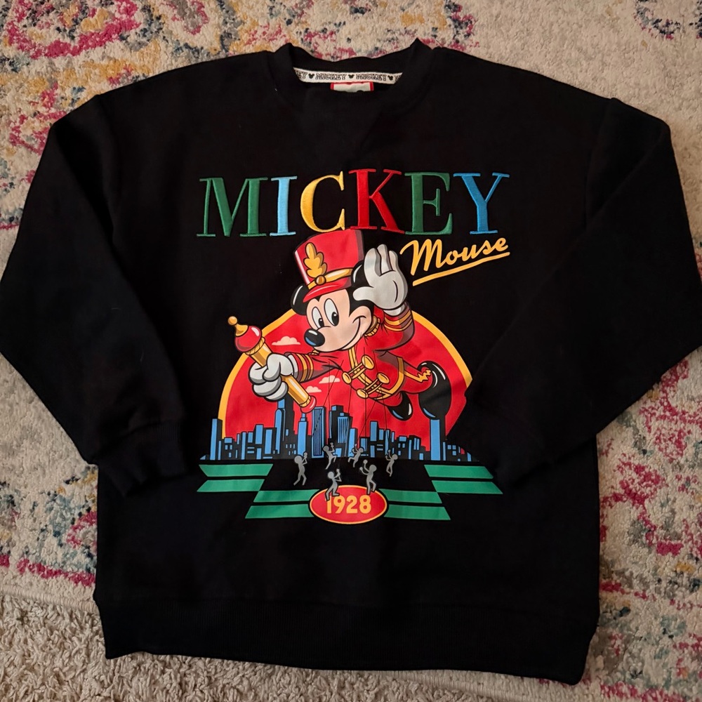 Disney Black Mickey Mouse Band Leader Sweatshirt